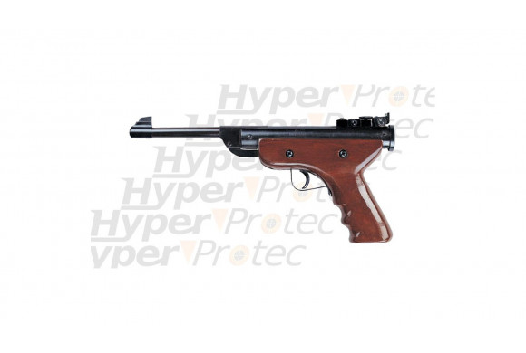 Pistol Wood - Pistolet à plomb compression manuelle