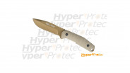 Couteau TAN militaire coyote ultra solide manche G10