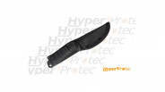 Couteau noir mat militaire ultra solide manche G10