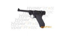 Réplique pistolet airsoft CO2 KWC P08 full metal canon 4 pouces - cal 6mm