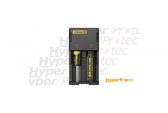 Chargeur Nitecore Intellicharger I2EU comaptible IMR Li-ion Ni-MH et Ni-Cd