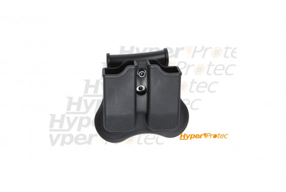 Holster polymère avec double emplacement de chargeur CZ P-09