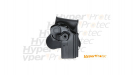 Holster tactique polymère pour pistolet CZ75D noir
