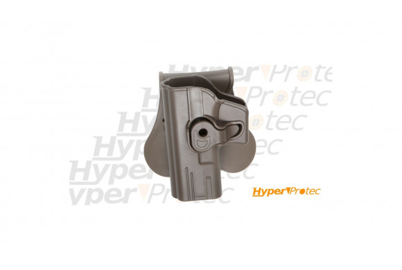 Holster gaucher en polymère durable G series FDE