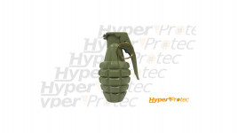 Grenade quadrillée en métal verte MK2 américaine