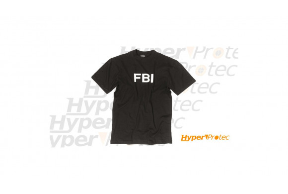 T-shirt noir agent du FBI