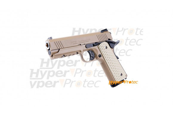 Réplique pistolet GBB M1911 Desert warrior 4.3 TAN Tokyo Marui - 1 joule