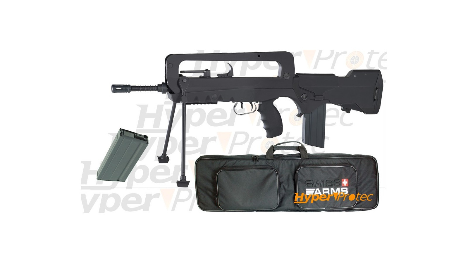 Pack réplique airsoft fusil AEG Famas 1.3 joules nylon fibre