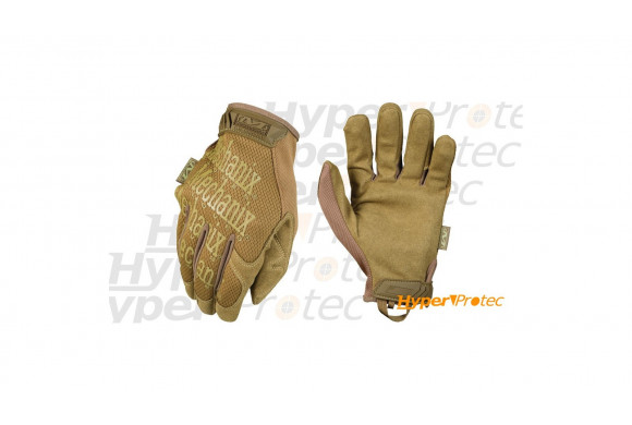 Gants tactique Mechanix originals couleur Tan