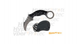 Couteau karambit Mtech stonewashed manche G10 et étui Kydex