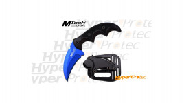 Couteau karambit M-tech USA FXD lame bleu avec manche G10