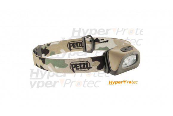 Lampe frontale compacte à LED Petzl Tactikka+ 160 lumens RGB