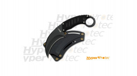 Couteau Karambit Mtech G10 black avec étui skydex