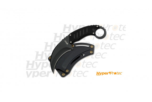 Couteau Karambit Mtech G10 black avec étui skydex