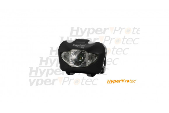 Lampe frontale LED Rayfall HP3A noire de 160 lumens