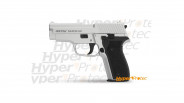 Pistolet d’alarme défense domicile Baron HK Chromé 9mm à blanc (Sig P228)