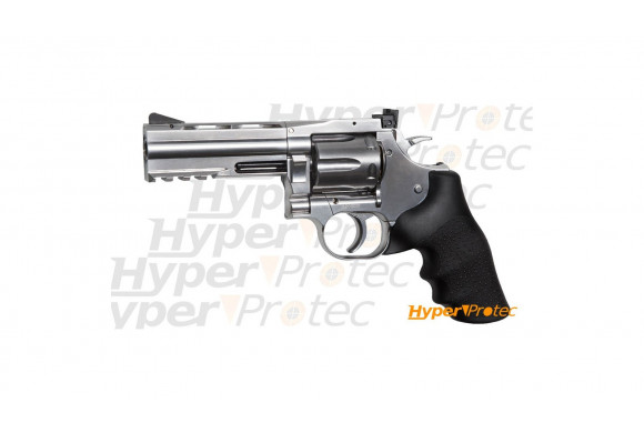 Réplique revolver Dan Wesson 715 silver 4 pouces - calibre 6mm