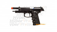 Pistolet airsoft gaz avec silencieux Spartan STS-9 full metal tactique 6mm 1 joule