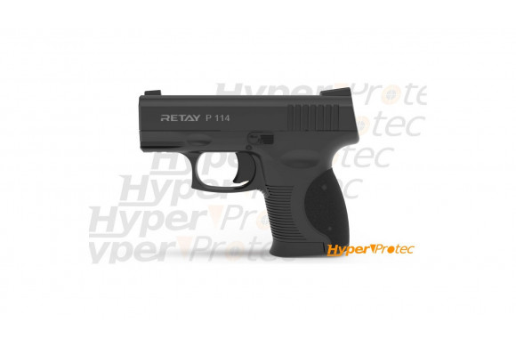 Petit pistolet alarme P114 noir calibre 9mm P.A.K