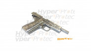 Pistolet airsoft GBB WE 1911 floral pattern silver 0.9J