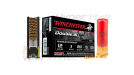 cartouches Winchester super chevrotine Double X calibre 12-76 magnum