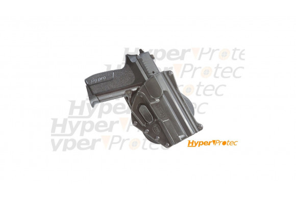 Holster rigide droitier Fobus pour Sig Sauer Pro SP2009 & SP2022 + rétention active du pontet