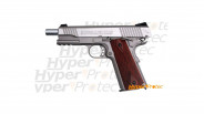 Pistolet COLT 1911 billes acier siglé Swiss Arms à culasse mobile CO2