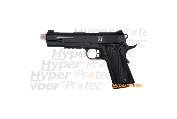 Réplique airsoft pistolet CO2 1911 Rudis XI Secutor - cal 6mm bbs