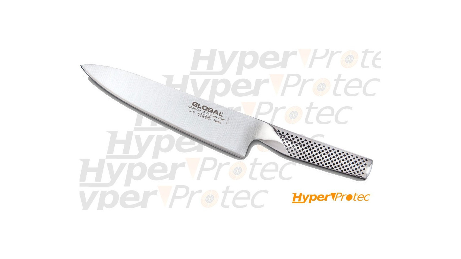 Couteau de cuisine Global G2 full inox type santoku - 20 cm