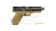 Pistolet airsoft CO2 Secutor Gladius 17 Plata - calibre 6mm 0.9J