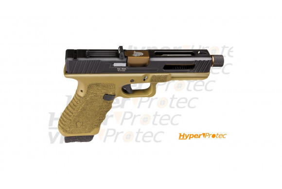 Pistolet airsoft CO2 Secutor Gladius 17 Plata - calibre 6mm 0.9J