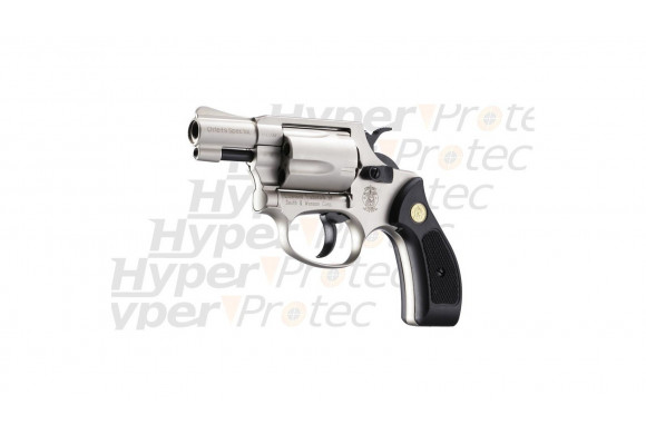 Chiefs Special nickel crosse noire - revolver Smith&Wesson 9mm