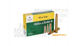 CARTOUCHES calibre 9,3x72R Sellier Bellot de 193 grains 