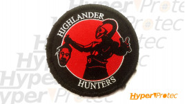 Ecusson rond Highlander hunters