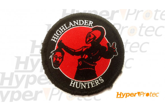 Ecusson rond Highlander hunters