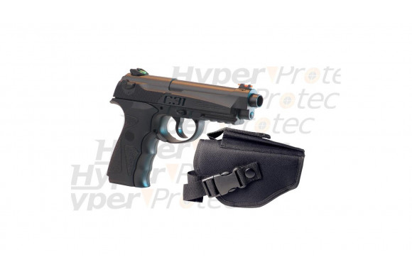 Crosman C31 - Pistolet à billes acier + holster offert