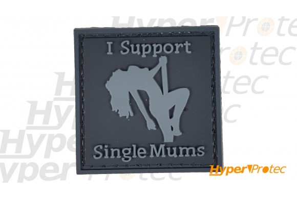 Patch airsoft 3D I Support Single Mums