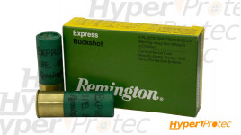 Cartouche chevrotine Remington Express Buck shot calibre 12/89mm