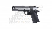 Colt Government 1911 A1 Dark Ops culasse nickel - Pistolet à plomb