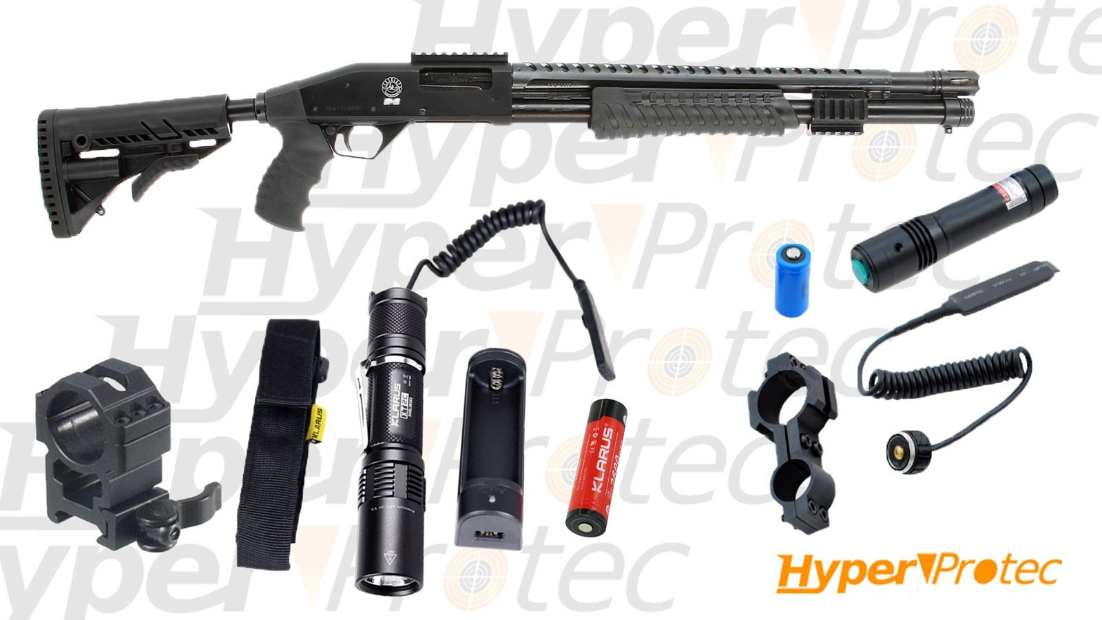 Pack Taurus ST12 Fusil à pompe Hyperprotec