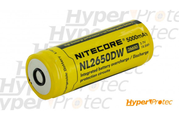 Batterie 26650 Nitecore 5000 mAh 3,7 Volt