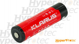 Batterie Klarus 18650 de 2600mAh 3.7 Volt