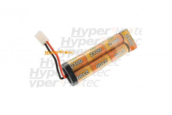 Batterie 2100 mAh 8.4V pour airsoft électrique - type large