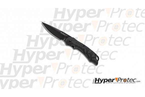 Couteau pliant CRKT moxie noir avec clip