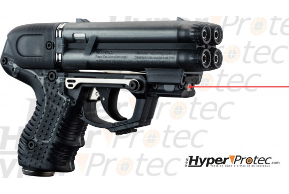 Pistolet et recharge 4 tirs du pistolet Piexon Jet protecteur JPX 6 Laser