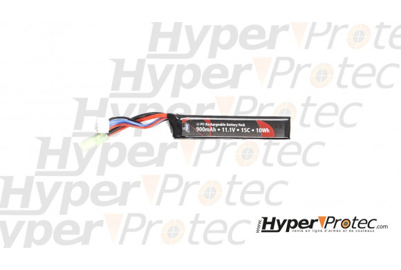 Batterie Li-po 15C 900 mAh 11.1V de 10Wh