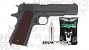 Pack complet Airsoft Colt 1911 anniversary, billes et CO2