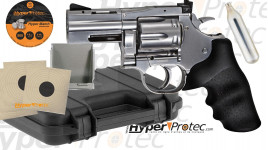 Pack complet revolver Dan wesson chromé 2.5" à plombs