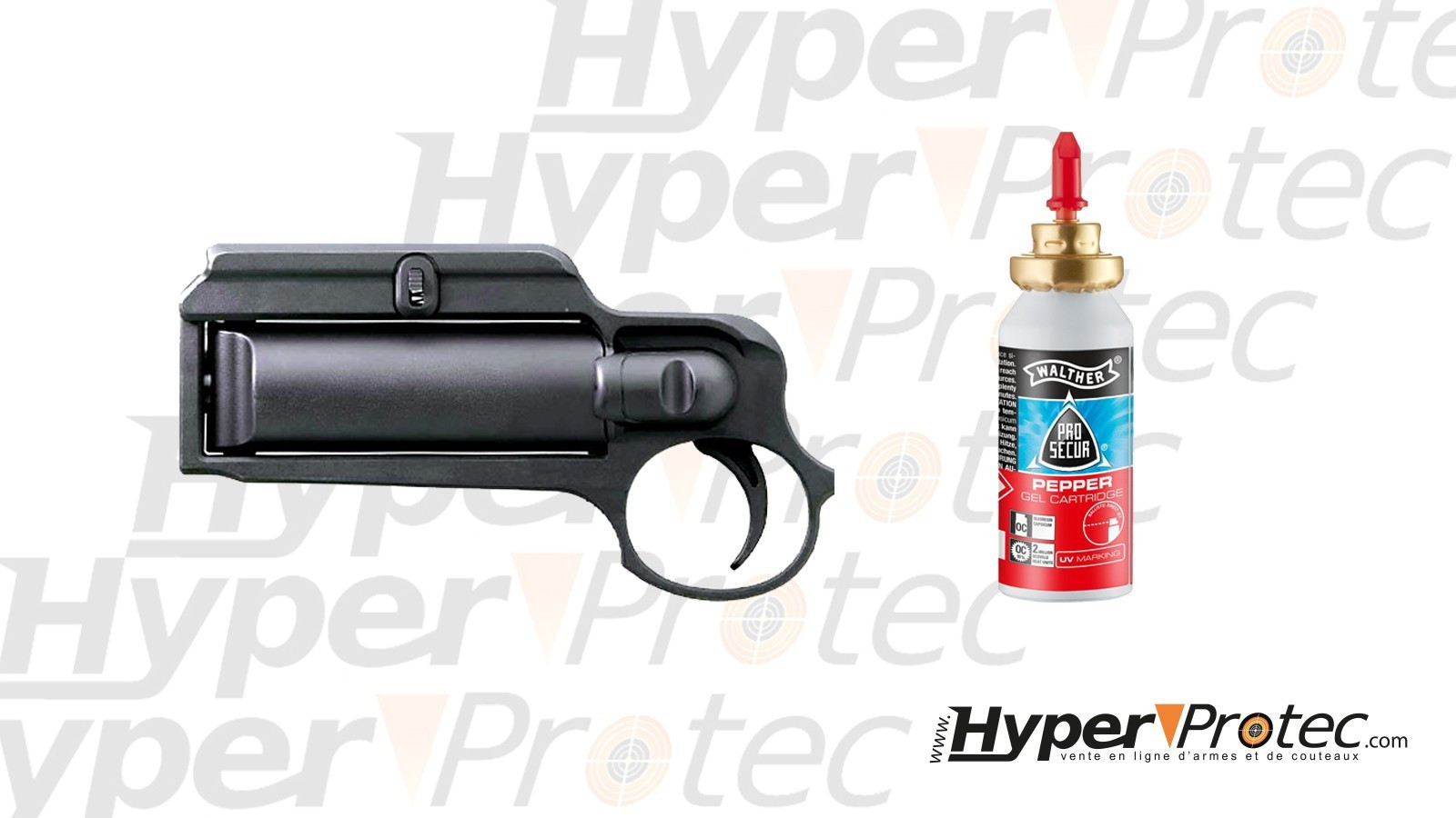 T4E Lanceur de spray de défense pour T4E HDR 50 - Pistolet Gomm cogne et  Flash ball - Boutique sécurité - Equipements - boutique en ligne 