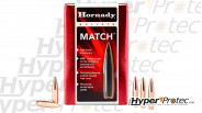 Boite de 100 Ogives Hornady MATCH 155gr BTHP - calibre 308Win